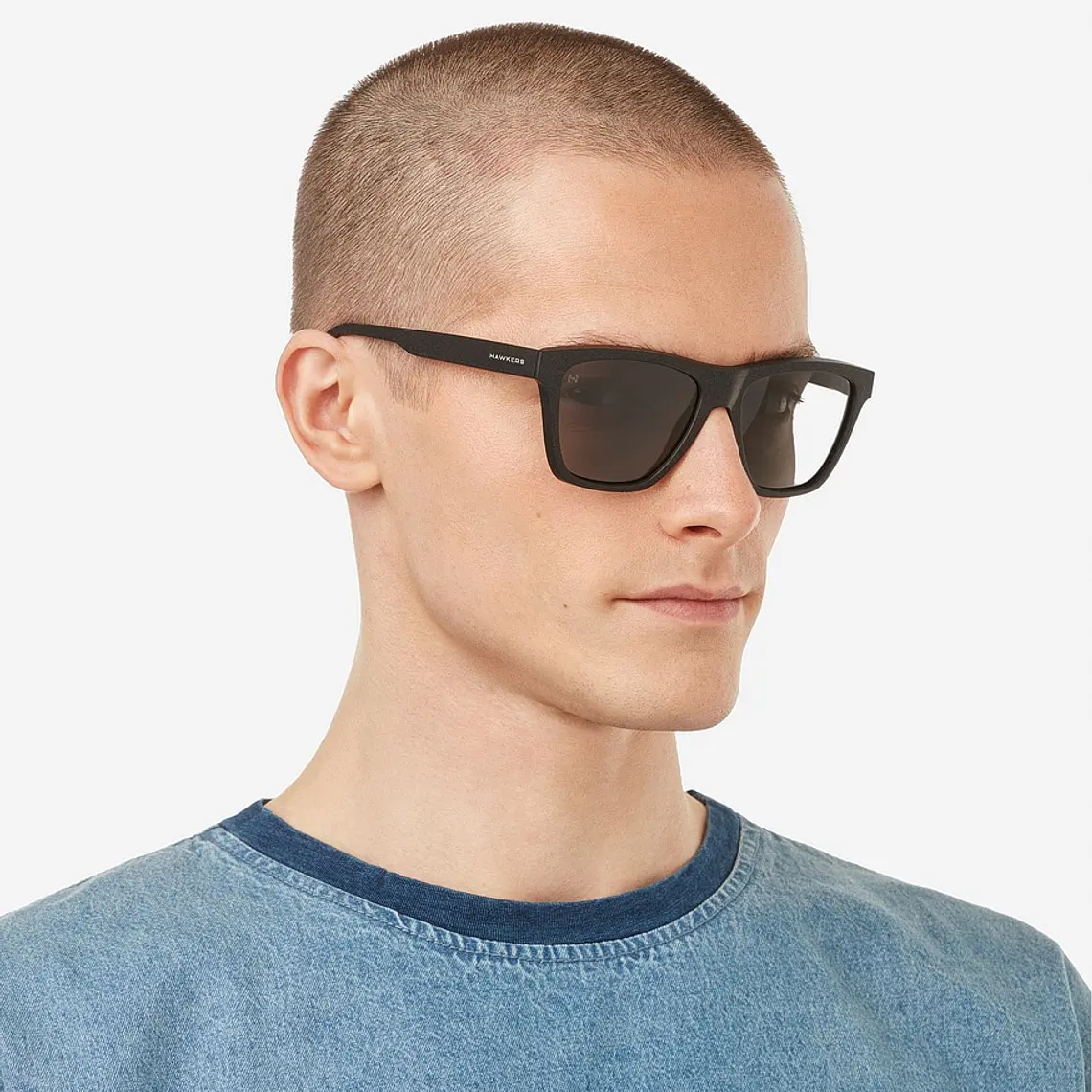 Lentes De Sol Polarizado Hawkers One Ls Raw Black HOLR21BBTP - Talla 54mm 3