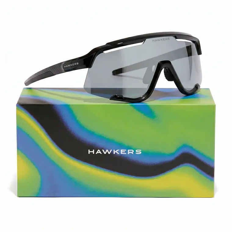 Lentes De Sol Deportivo Hawkers Power Black Chrome HPOW24BST0  1