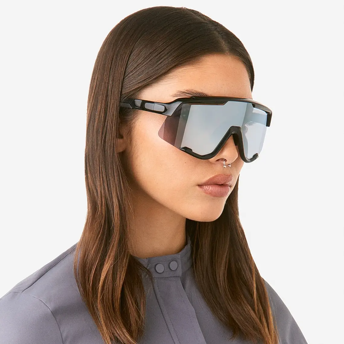 Lentes De Sol Deportivo Hawkers Power Black Chrome HPOW24BST0  2