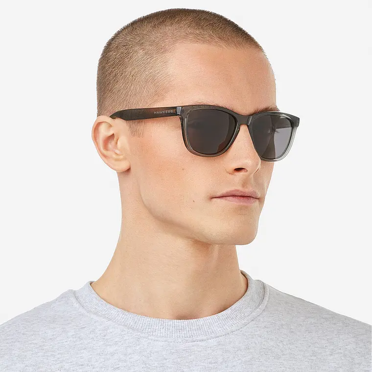 Lentes De Sol Hawkers One Raw Black Transparent Dark HONR22GBT0 - Talla 54mm 2