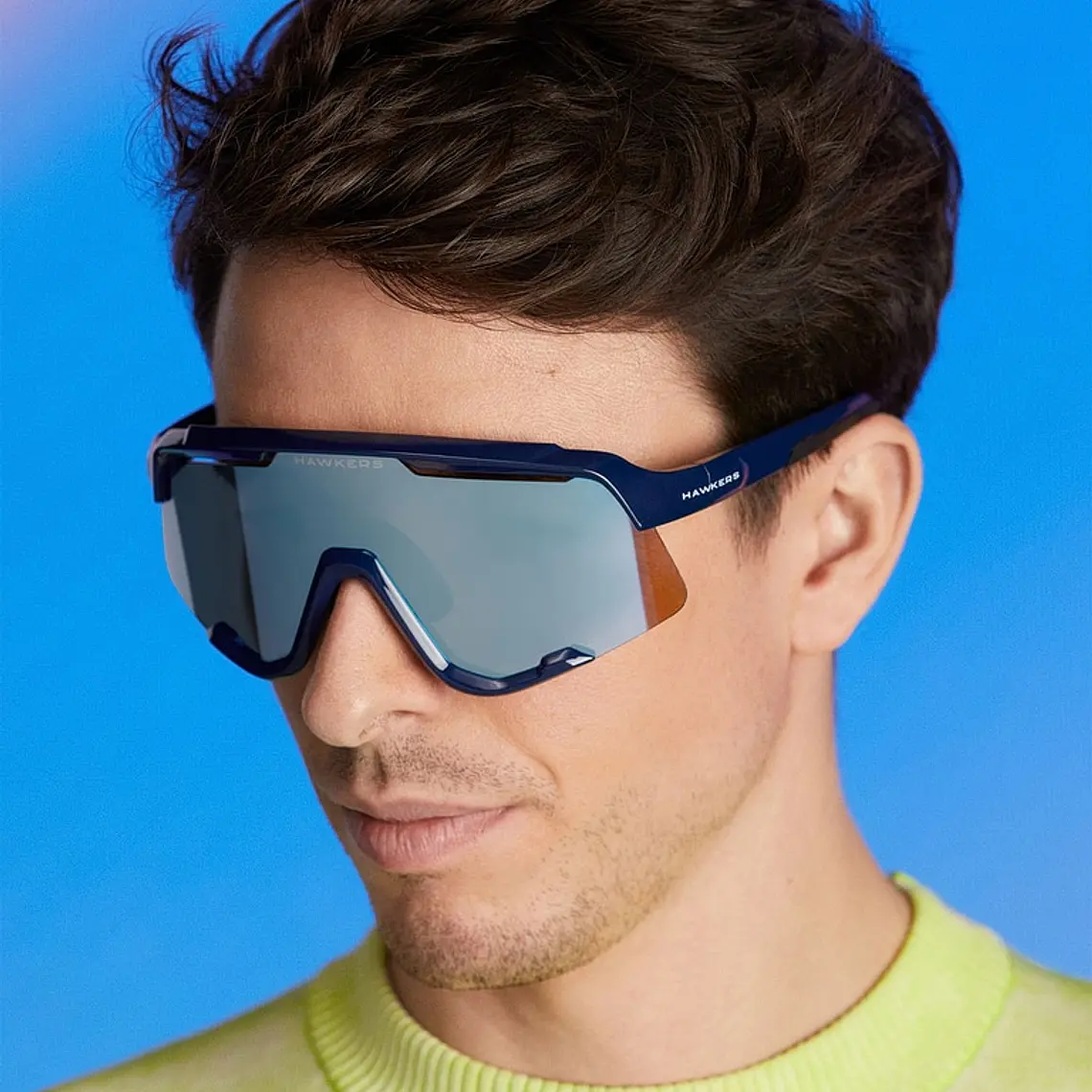 Lentes De Sol Deportivo Hawkers X Alex Marquez Power HPOW24LLTZ Unisex - Talla 52mm 3