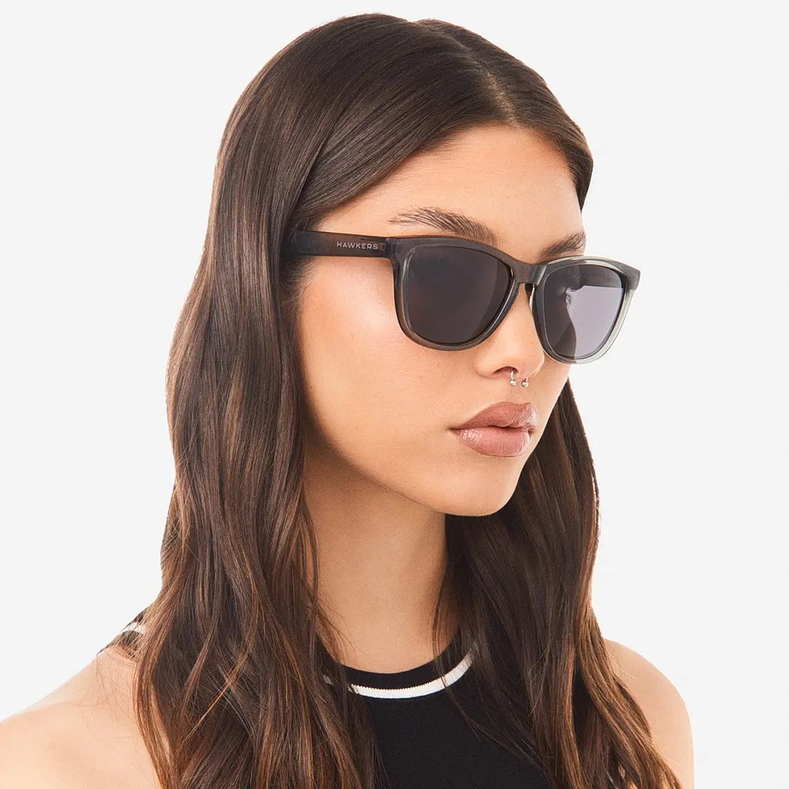Lentes De Sol Hawkers One Raw Black Transparent Dark HONR22GBT0 - Talla 54mm 3