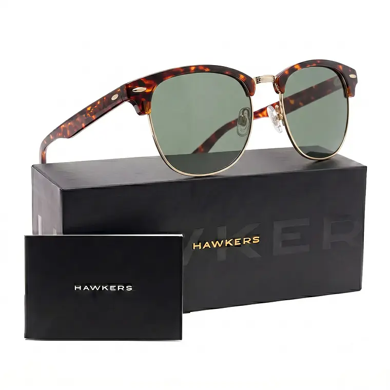 Lentes de Sol Polarizado Hawkers Classic Bold HCBO22CETP Carey Unisex - Talla 50mm 1