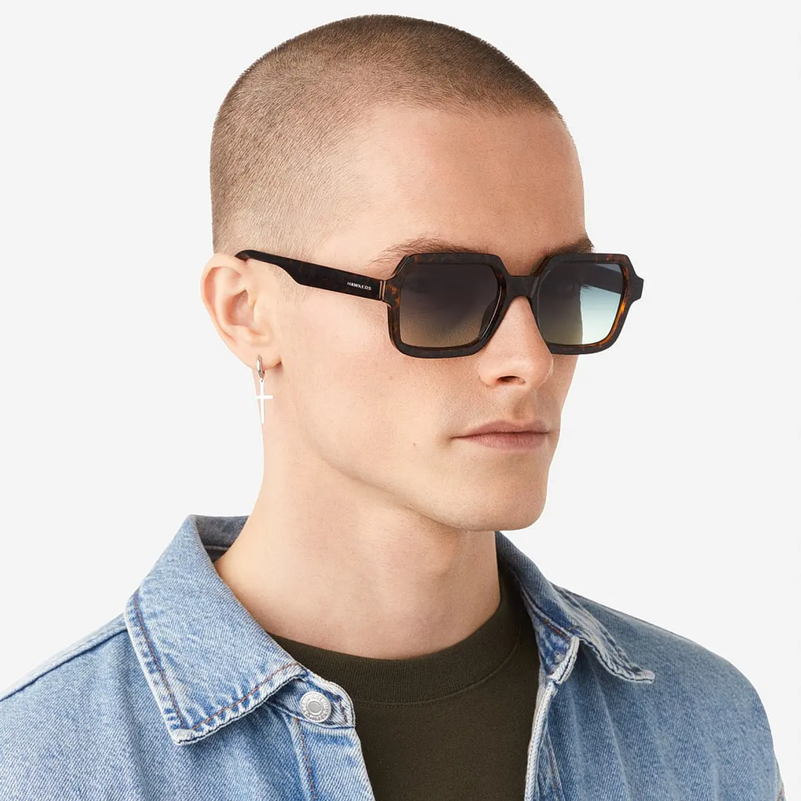Lentes de Sol Hawkers Minimal Max-Carey Green Forest HMMX24CET0 - Talla 52mm 2
