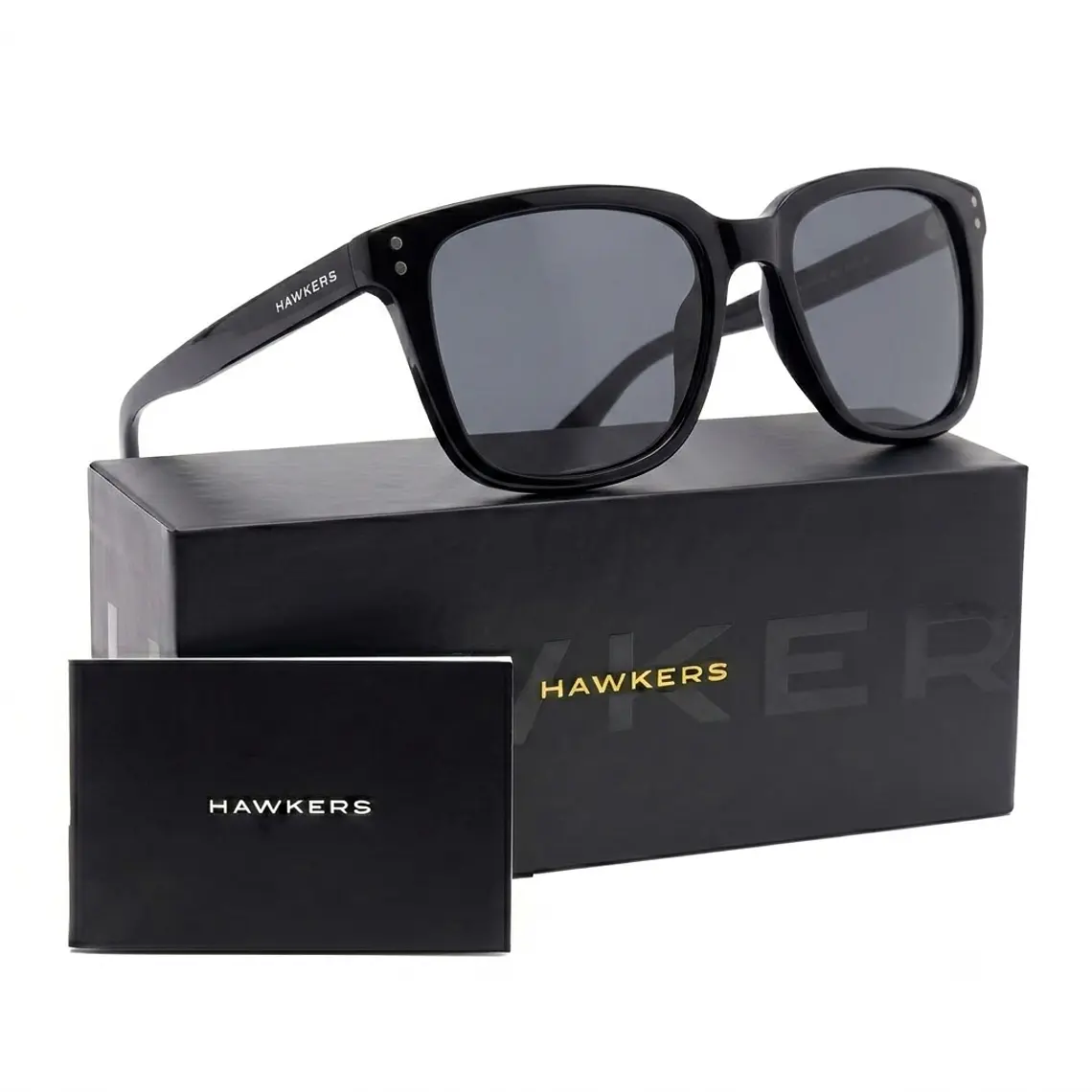 Lentes de Sol Polarizado Hawkers Jack Black Grey HJAC22BGTP - Talla 51mm 1
