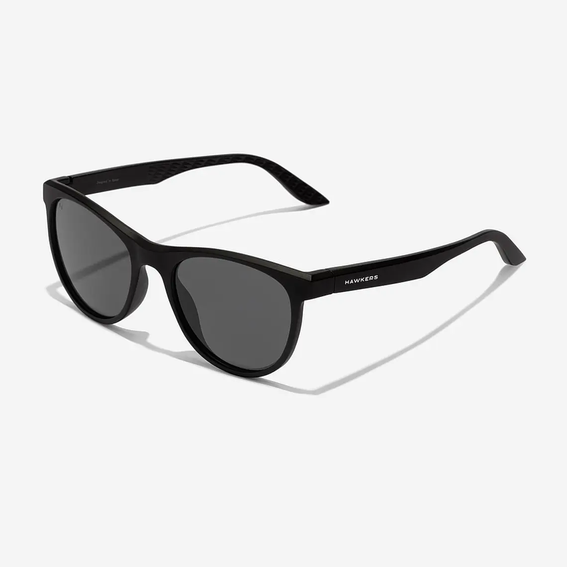Lentes De Sol Polarizado Hawkers Trail  Black Dark HTRA24BBTP - Talla 53mm  5