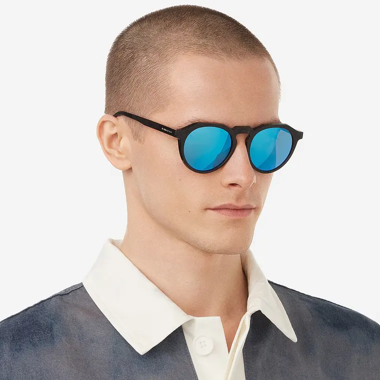 Lentes de Sol Hawkers Warwick Raw - Black Clear Blue HWRA22BLT0 Unisex - Talla 51mm 3