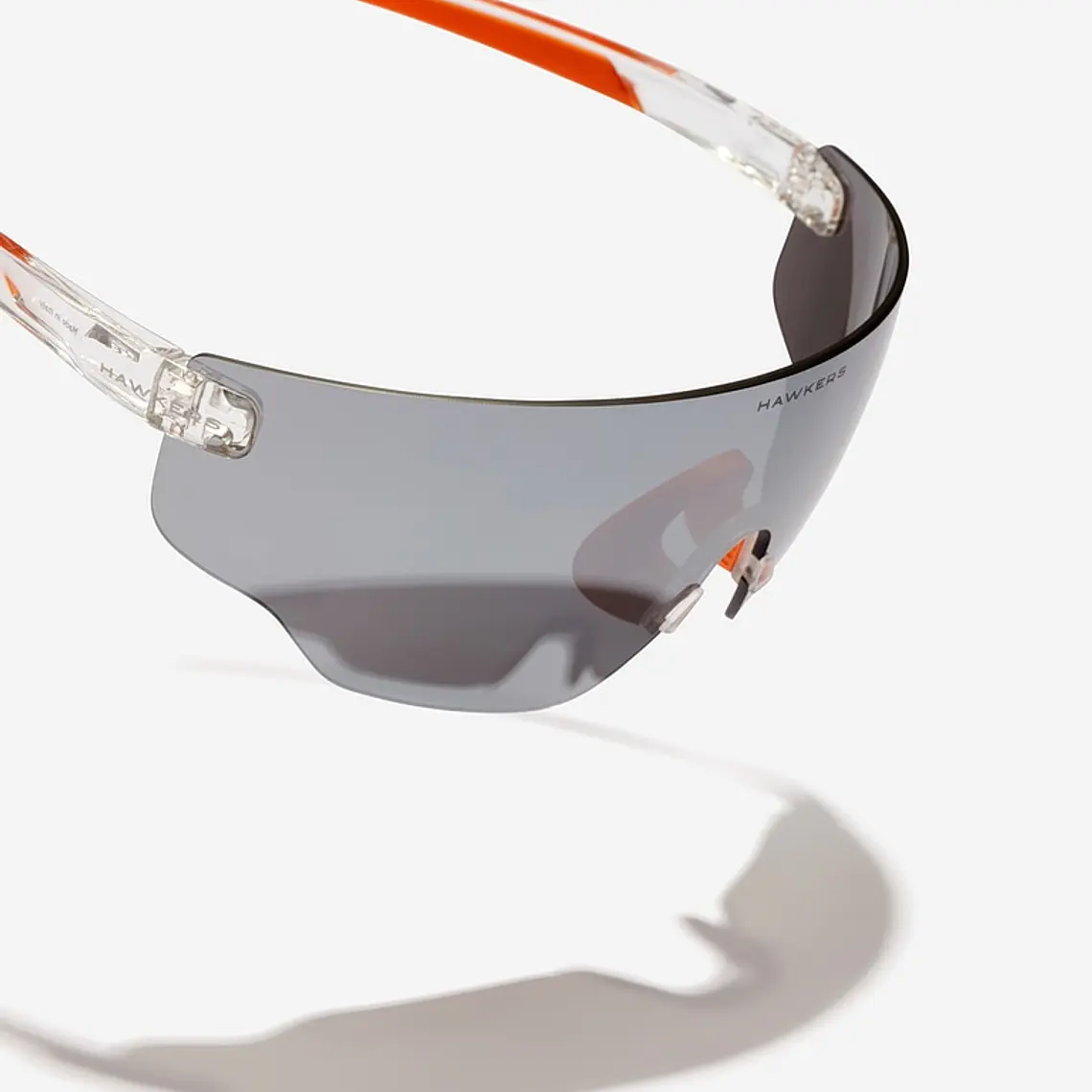 Lentes De Sol Deportivo Hawkers Speed Transparent Chrome HSPD24TST0 Unisex - Talla 45mm 7