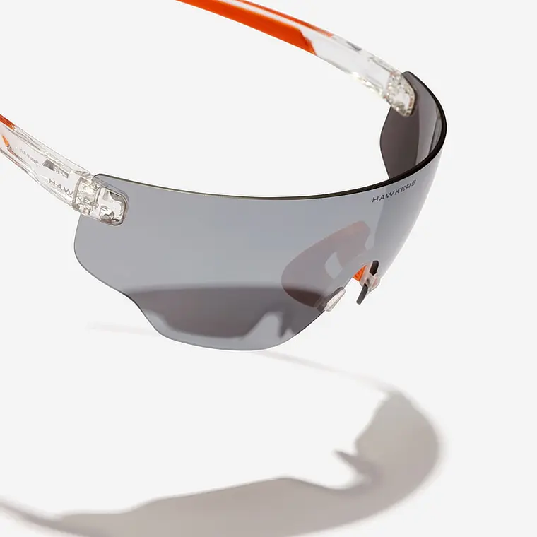 Lentes De Sol Deportivo Hawkers Speed Transparent Chrome HSPD24TST0 Unisex - Talla 45mm 7