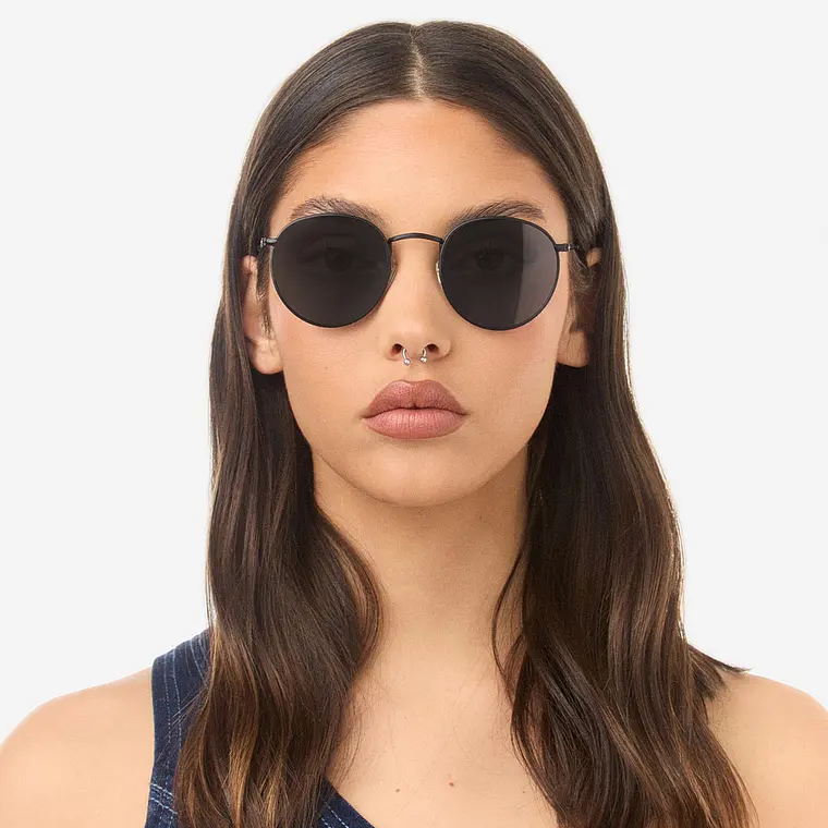 Lentes de Sol Polarizado Hawkers Moma Midtown Black Grey HMMI22BGMP - Talla 49mm  3
