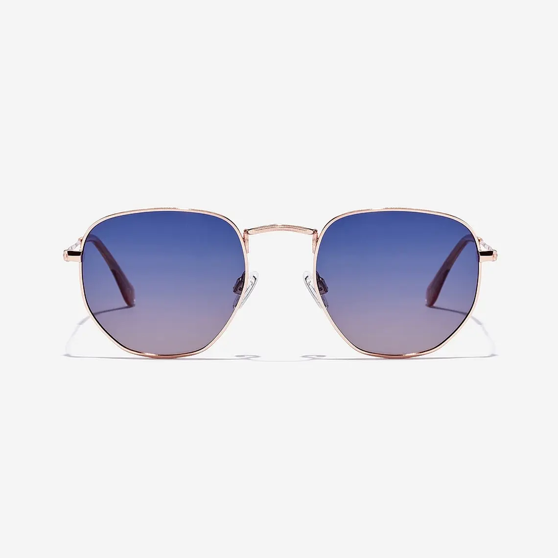 Lentes de Sol Polarizado Hawkers Sixgon Drive  Rose Gold Blue HSDR22KLMP - Talla 50mm 4
