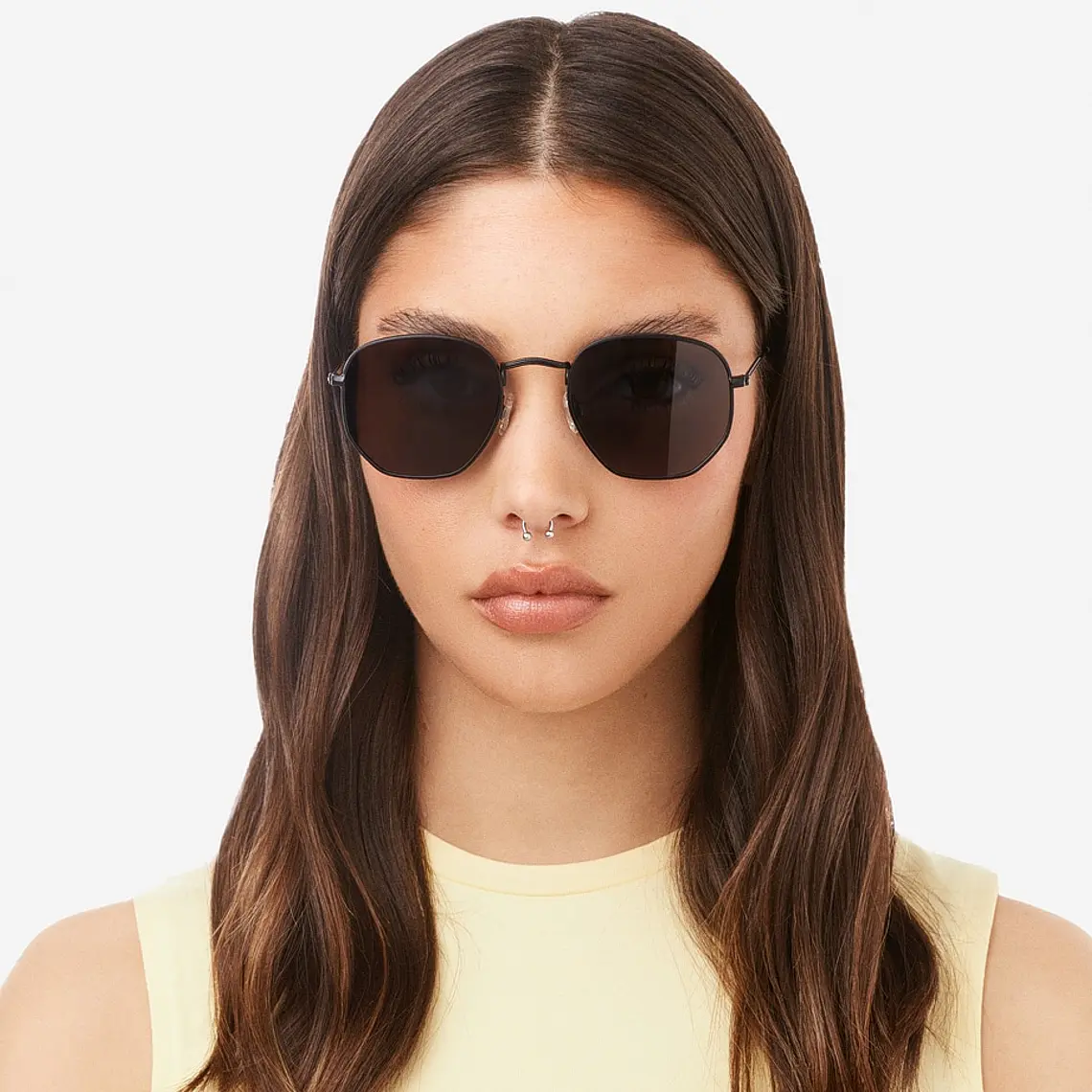 Lentes de Sol Polarizado Hawkers Sixgon Drive - Black Grey HSDR22BGMP - Talla 50mm 3