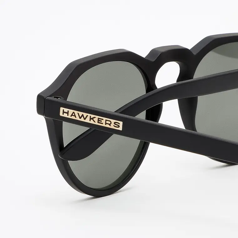 Lentes de Sol Hawkers Warwick Negro Azul Espejado WTR12 - Talla 51mm 5