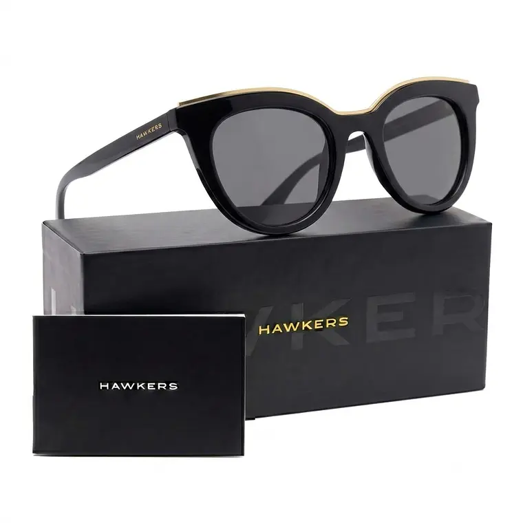 Lentes De Sol Polarizado Hawkers Bella Black Grey HBEL22BGTP - Talla 49mm 1