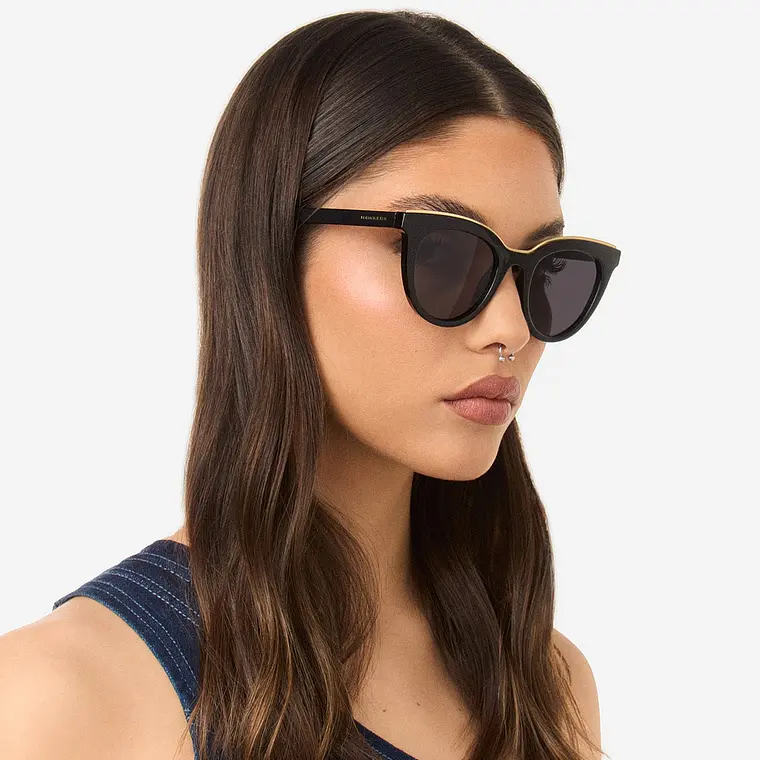 Lentes De Sol Polarizado Hawkers Bella Black Grey HBEL22BGTP - Talla 49mm 3