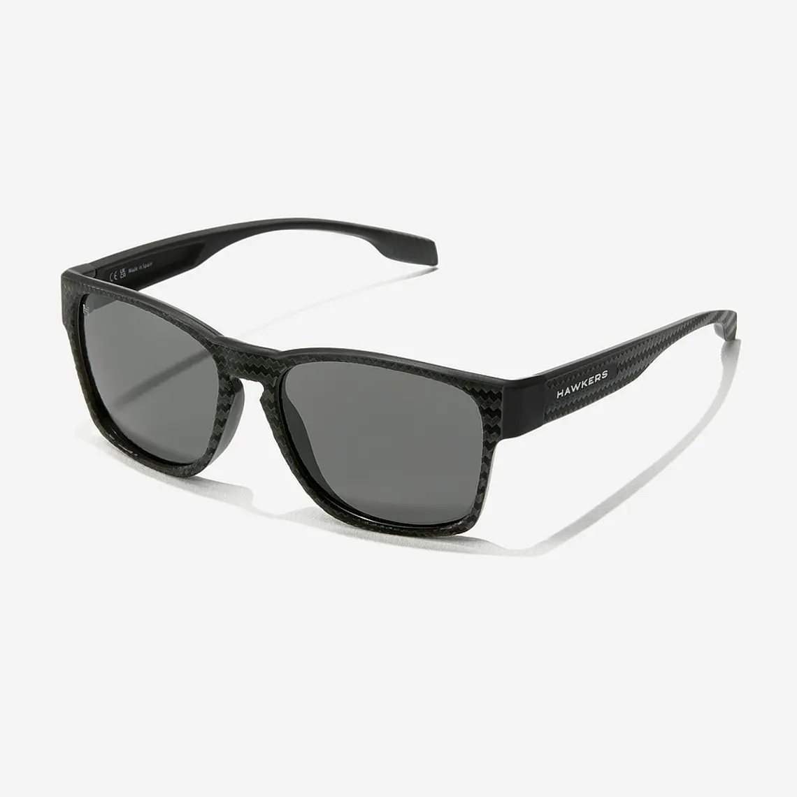 Lentes De Sol Polarizado Hawkers Core Raw Carbon Fiber Black Dark HCRA25NBTP - Talla 56mm 5