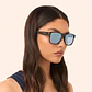 Lentes De Sol Polarizado Hawkers Core Raw Carbon Fiber Black Blue Chrome HCRA25NLTP - Talla 56mm - Miniatura 2