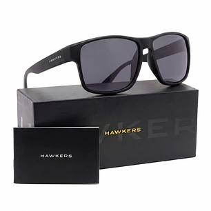 Lentes De Sol Polarizado Hawkers Faster Raw Black Dark HFRA22BBTP - Talla 58mm