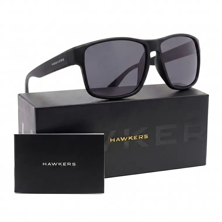 Lentes De Sol Polarizado Hawkers Faster Raw Black Dark HFRA22BBTP - Talla 58mm 1