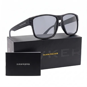 Lentes De Sol Polarizado Hawkers Faster Raw Carbon Fiber Negro HFRA22NBTP - Talla 58mm