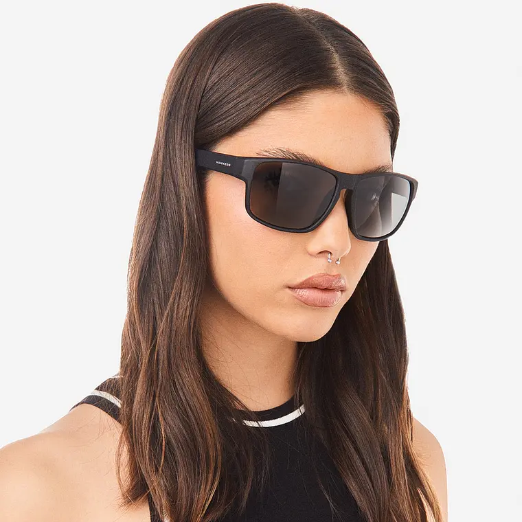 Lentes De Sol Polarizado Hawkers Faster Raw Black Dark HFRA22BBTP - Talla 58mm 3