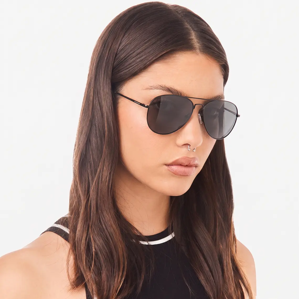 Lentes De Sol Polarizado Hawkers Hawk Black Grey HHAW22BGMP - Talla 61mm 2