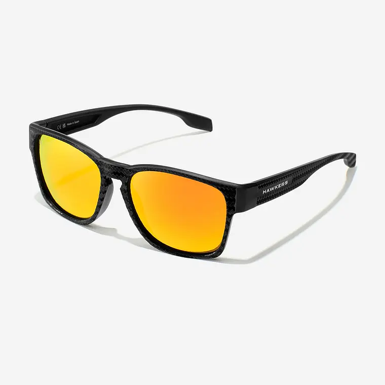 Lentes De Sol Polarizado Hawkers Core Raw Carbon Fiber Black Daylight HCRA25NOTP - Talla 56mm 5
