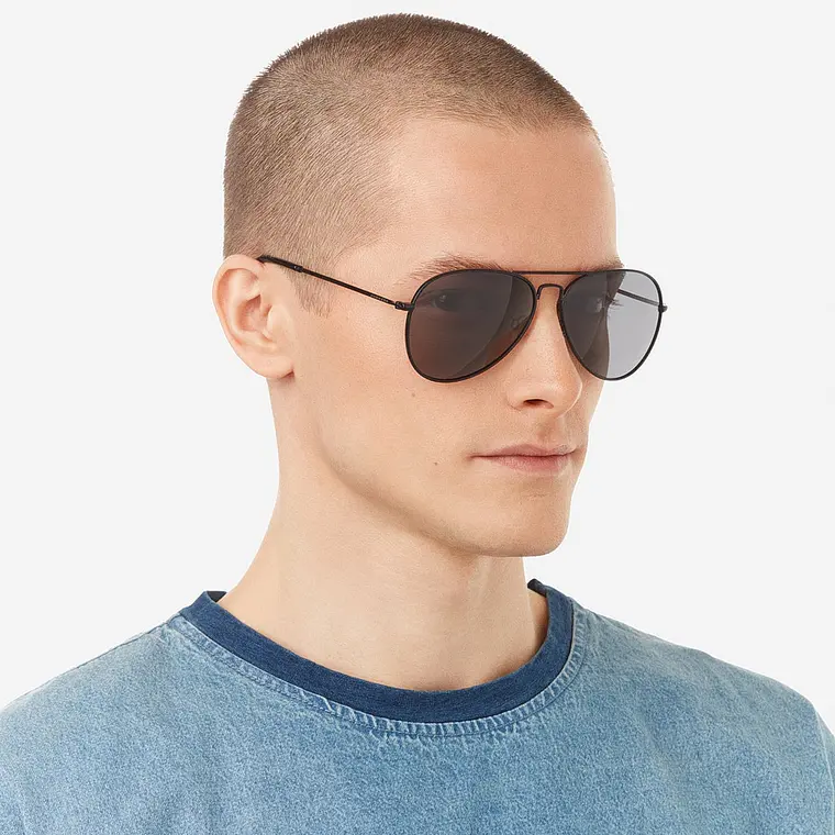 Lentes De Sol Polarizado Hawkers Hawk Black Grey HHAW22BGMP - Talla 61mm 3