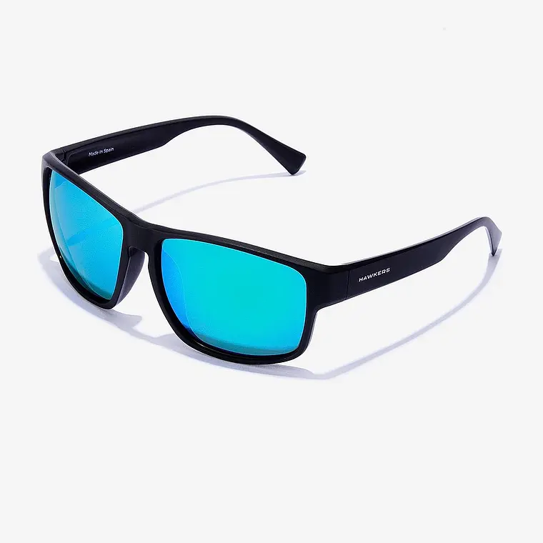 Lentes De Sol Polarizado Hawkers Faster Raw Black Emerald HFRA22BFTP - Talla 58mm 5