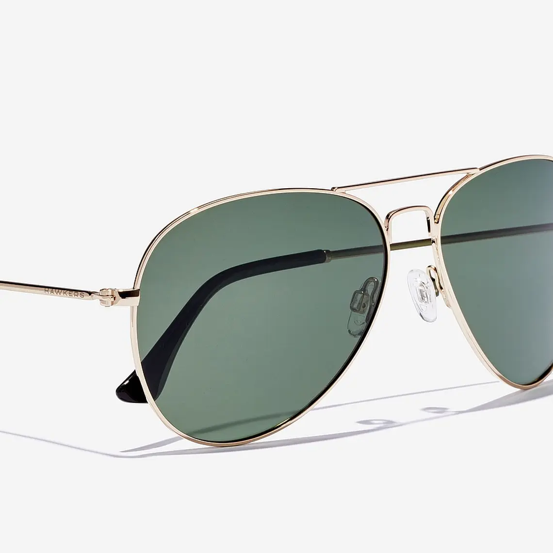 Lentes De Sol Polarizado Hawkers Hawk Gold Green HHAW22DEMP - Talla 61mm 7