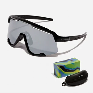 Lentes De Sol Deportivo Hawkers Power Black Chrome HPOW24BST0 