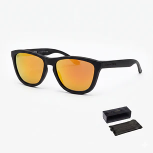 Lentes de Sol Hawkers One O18TR31 Negro Mate Naranja Espejado Talla 54mm