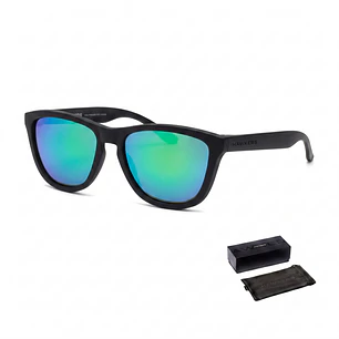 Lentes de Sol Hawkers One O18TR02 Negro Mate Verde Espejado Talla 54mm