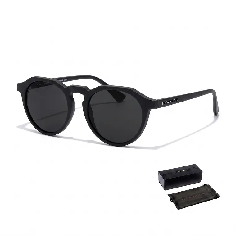 Lentes De Sol Polarizado Hawkers Warwick Raw Black HWRA21BBTP - Talla 51mm 1