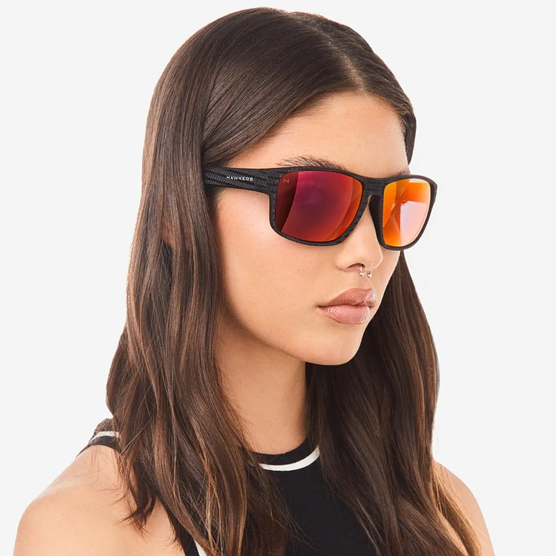 Lentes de Sol Hawkers Faster Raw Carbon Fiber HFRA22NRT0 8