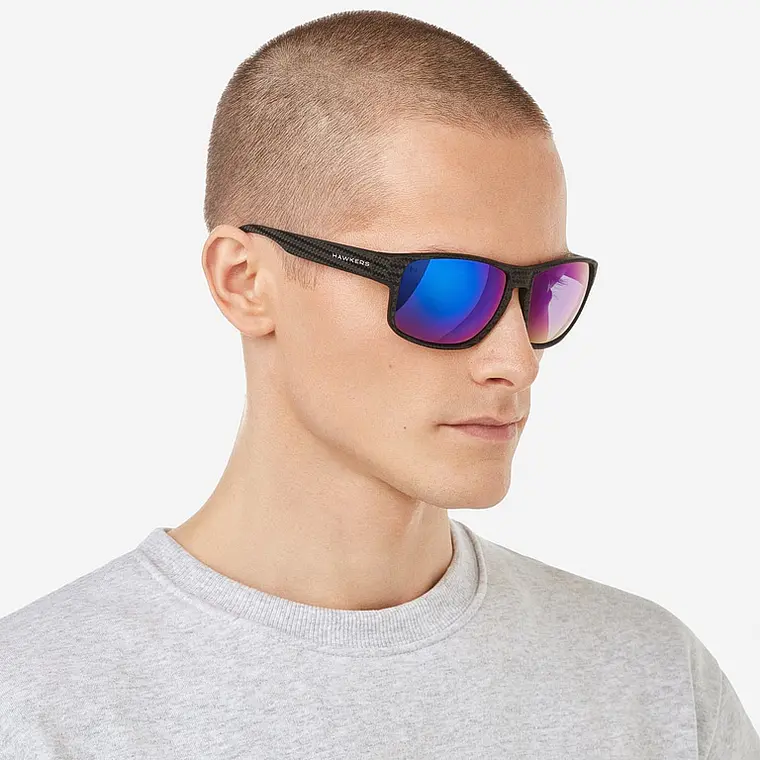 Lentes de Sol Hawkers Faster Raw Carbon Fiber HFRA22NLT0 9