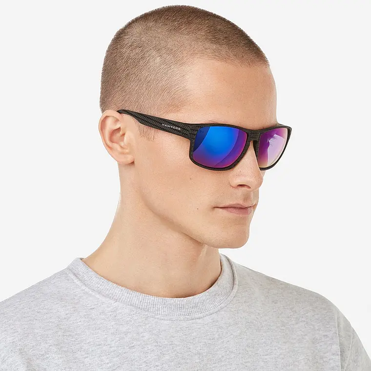 Lentes de Sol Hawkers Faster Raw Carbon Fiber HFRA22NLT0 11
