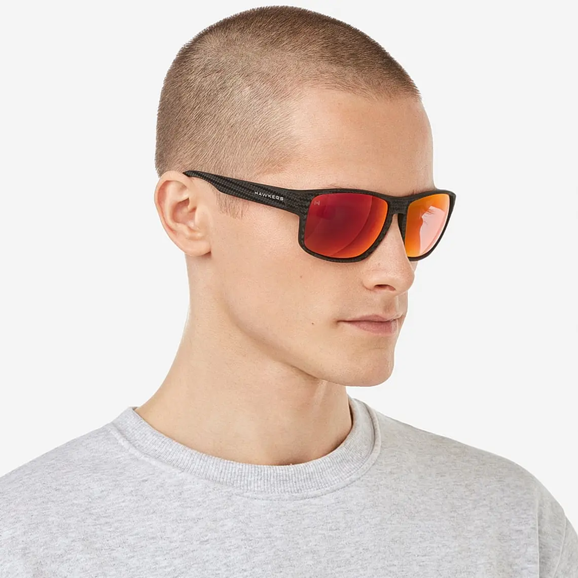 Lentes de Sol Hawkers Faster Raw Carbon Fiber HFRA22NRT0 11