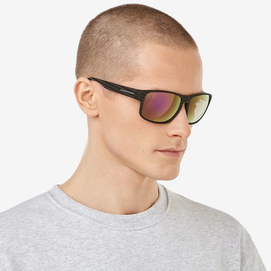 Lentes de Sol Hawkers Faster Raw Carbon Fiber HFRA22NPT0 11