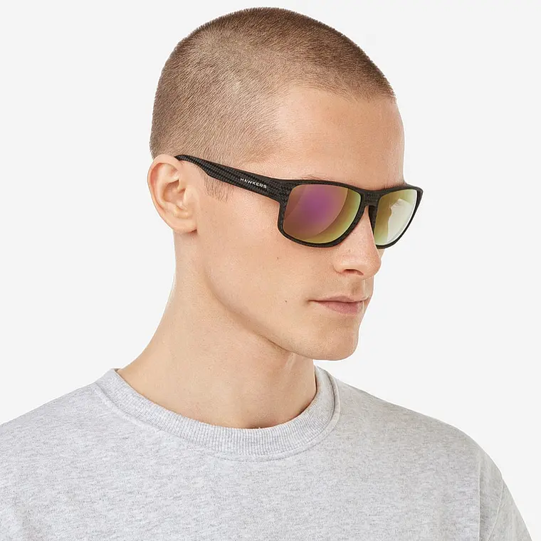 Lentes de Sol Hawkers Faster Raw Carbon Fiber HFRA22NPT0 11