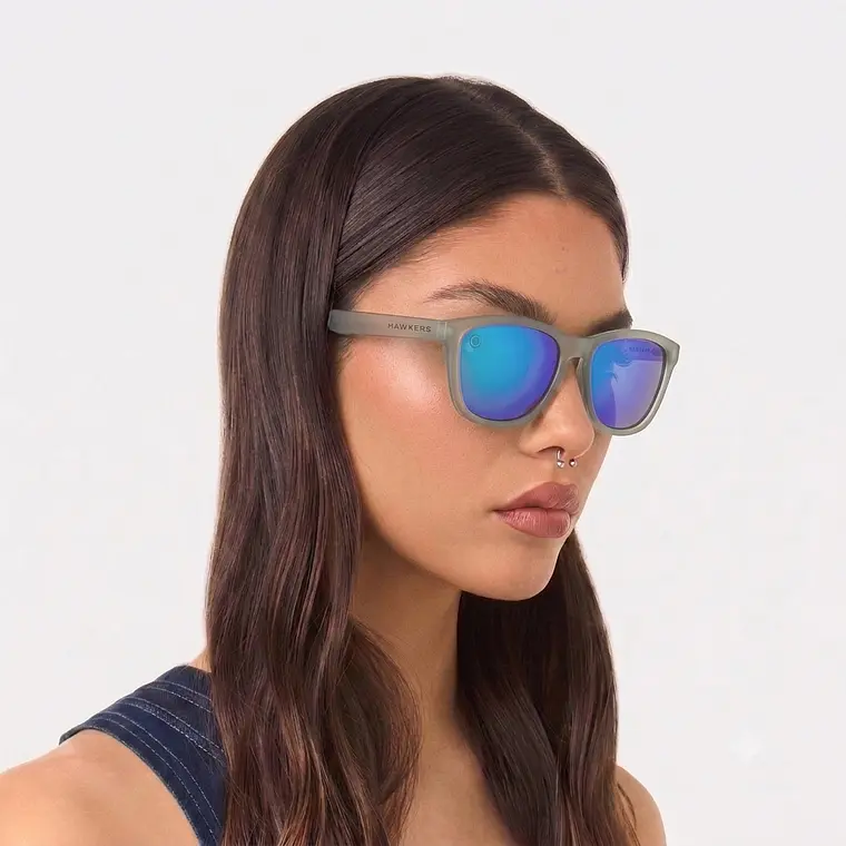 Lentes de Sol Hawkers One Gris Azul Espejo O16 - Talla 54mm 3
