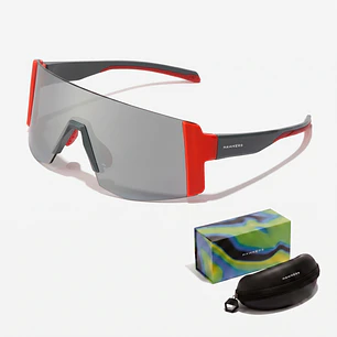 Lentes De Sol Deportivo Hawkers Lynx Small Coral Silver HLYS25RST0 - Talla 152mm