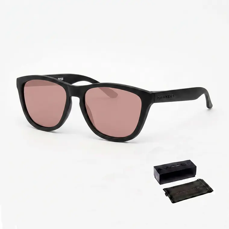 Lentes de Sol Hawkers One Negro Rosado OTR35 - Talla 54mm 1
