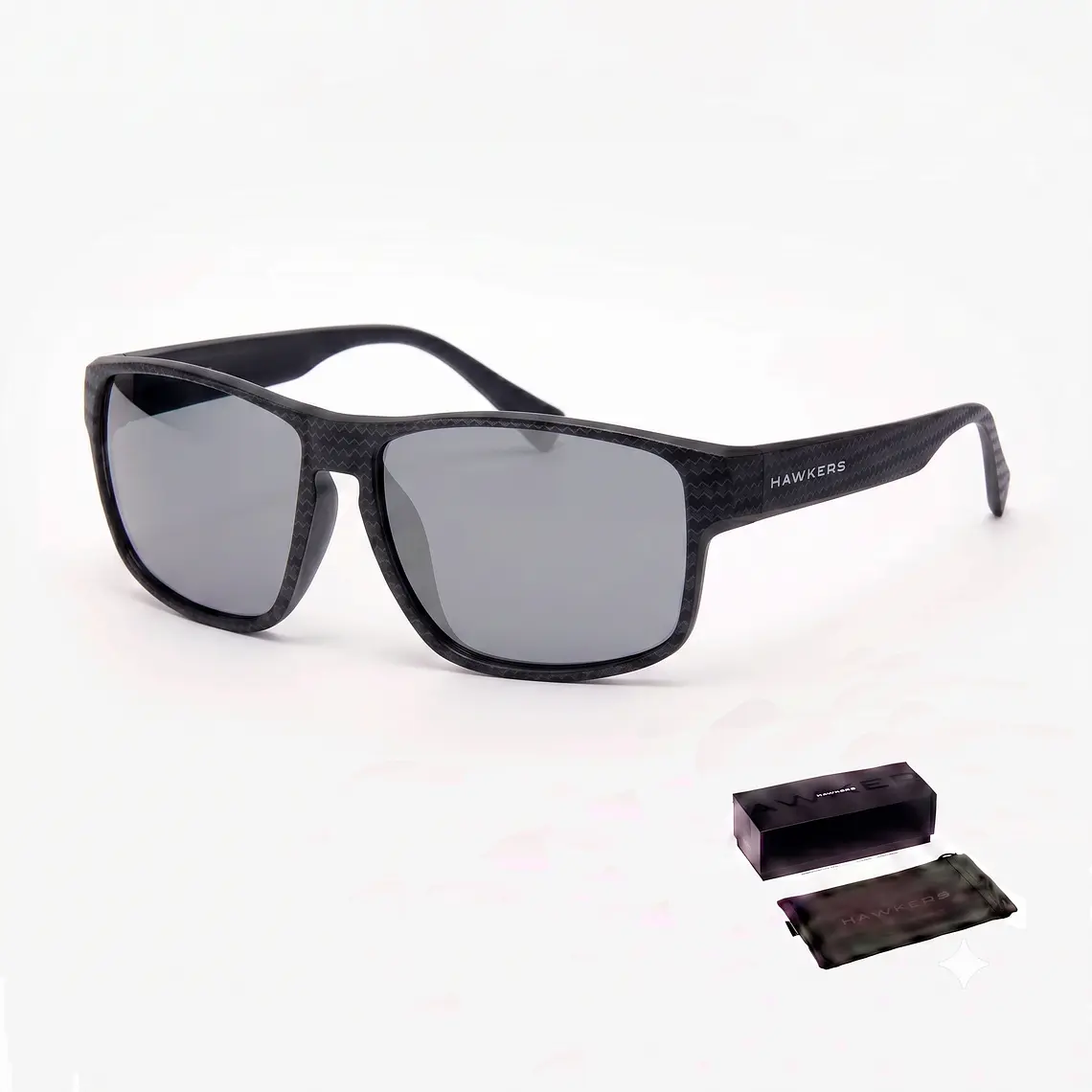 Lentes de Sol Polarizado Hawkers Faster Raw Carbon Fiber HFRA22NBTP - Talla 58mm 1
