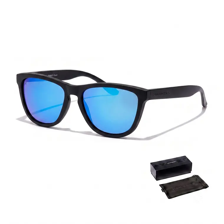 Lentes de Sol Polarizado One Raw Black Clear Blue HONR22BLTP Unisex - Talla 54mm 1