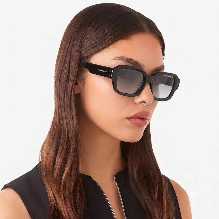 Lentes de Sol Azure Black Smoke HAZU26BGT0 Unisex - Talla 52mm 4