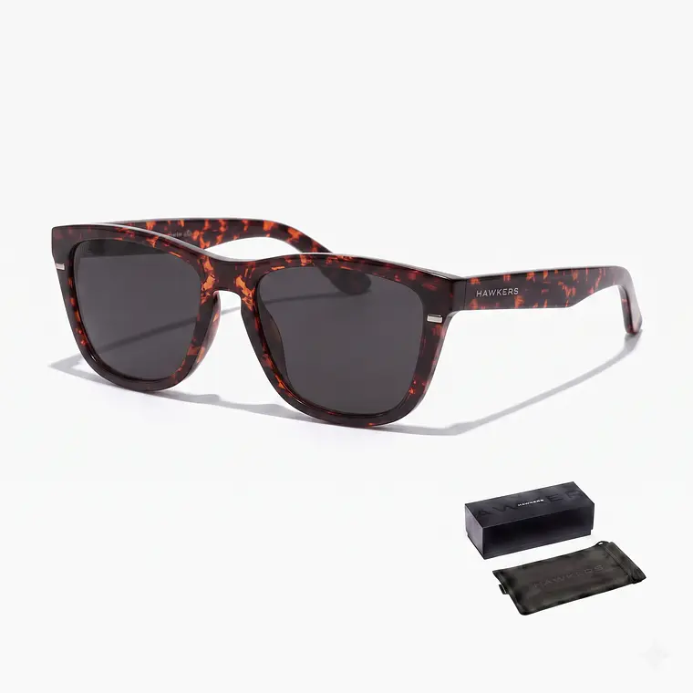 Lentes de Sol Hawkers One OTR32 Negro Marron Carey Unisex Talla 54mm 1