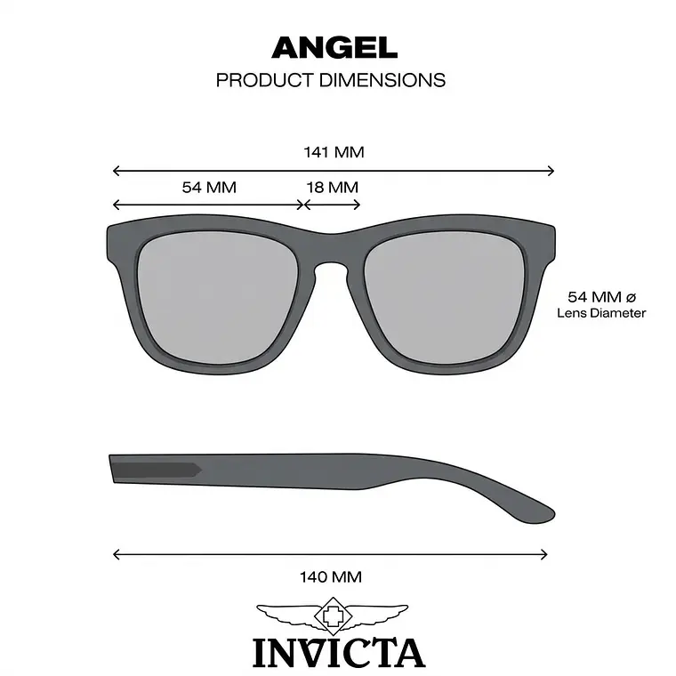 Lentes de Sol Invicta I31094-ANG-T07-M07 - Talla 53mm 8