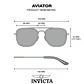 Lentes de Sol Invicta I39272-AVI-09-G15 - Talla 51mm - Miniatura 9