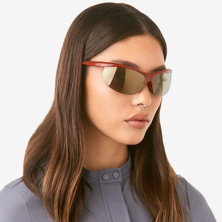Lentes de Sol Deportivo Hawkers Radiante HRAD24RJT0 Rojo Beige - Talla 69mm 2